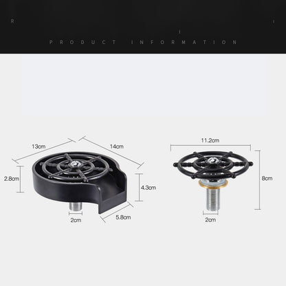 Bar Counter Cup Washer Sink High-Pressure Spray Automatic Faucet Coffee Pitcher Wash Cup Tool Kitchen