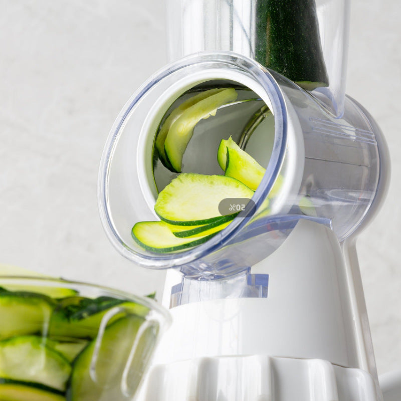 3 in 1 Vegetable Slicer Manual Kitchen Accessories Grater for Vegetable Cutter round Chopper Mandolin Shredder Potato Home Kitchen Supplies Kitchen Gadgets