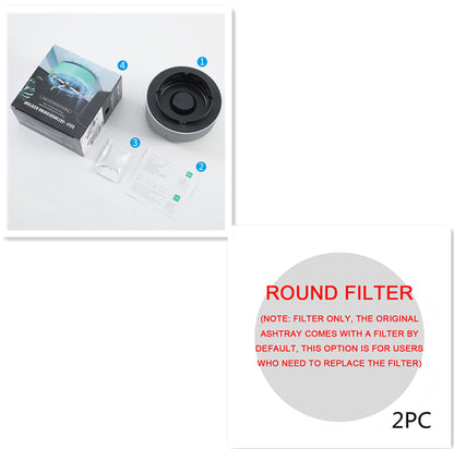 Smoke Removal Air Purification Ashtray Anion Purification Practical Automatic Purifier Ashtray Portable Gadgets for Car Ashtray