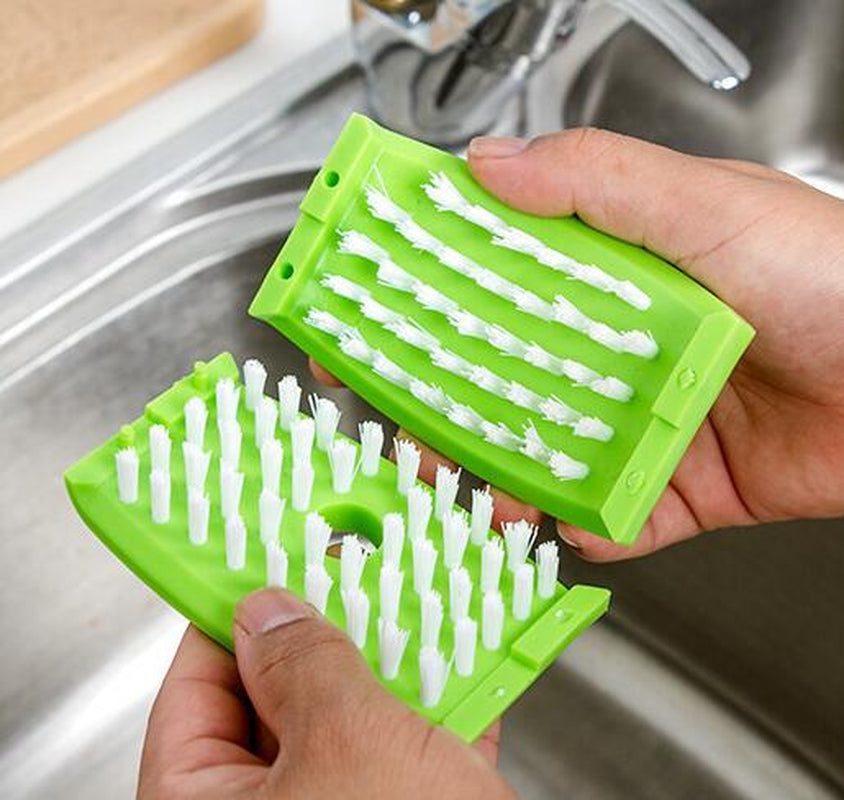 Creative Kitchen Knife and Fork Chopsticks Cleaning Brush with Suction Cup Fruit and Vegetable Cleaning Brush Kitchen Cleaning Brush